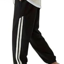 Men Stylish Trackpant for Regular USES (2_White_Dubble_Patti_Black_Pant_689)-image-81