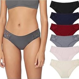 Womens Cotton Bikini Panties Soft Stretch Ladies Panty Low Waist Multipack Cheeky Underwear S-XL-picture-13