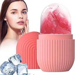 Ice Roller For Face Massager Silicone Facial Cube for Eyes Neck Massage Remove Dark Circle Pore Shrink Face Beauty Skin Care Ice Mould Kitchen Tools (Multi)-18