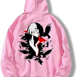 styles Unisex Hoodie,Itachi back side,Lavander for WintersLuffyback printing hoodie Gear 5 hoodie man hoodie one piece hoodie anime hoodie-image-4