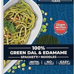 Pink Harvest Farms Green Dal & Edamame Spaghetti Noodles | No Rice - No Maida | Vegan | Gluten Free | High Protein | 200gm Pack-image-54