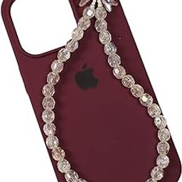 phone charm with ovel cut beads and single butterfly, stylish mobile charm-12