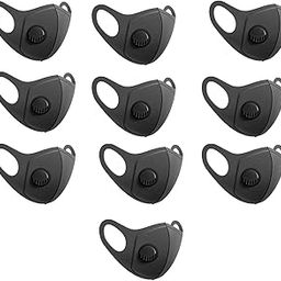 Unisex Reusable Face Mask Black (Pack of 10)-image-39