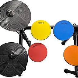 Torrins Silent Practice Drum Kit - 4 Mute Pads | Muted Hi-Hat and Cymbal | Kickpad and Pedal-63