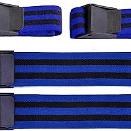 LOSA Pair Arm Blood Flow Restriction Bands Occlusion Training Band Arm Leg Blood Flow Restriction Blue Arm and Thigh-image-73