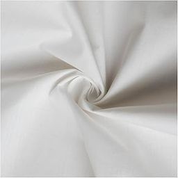 KHADI SADAN Cotton Fabric Material for Men and Women (5 Meter, White), Solid-image-82