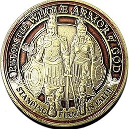 SPART - Armor of God Commemorative Challenge Coin - Art Prophecy Culture Challenge Coin - Decorative Showpiece - Collectible Coin-picture-11