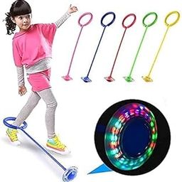 LED Light Flashing Jumping Ring Ankle Skipping Jump Rope for Kids-image-30