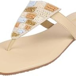 Women Synthetic Embellished Flat Casual Slippers (32-960)-image-58