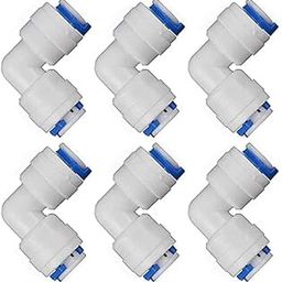 Letino RO Pipe Connectors Double Side Push, 1/4 Elbow Connector for Ro Water Purifier 1/4 to Pipe Fittings/Pipe Connector *(Pack of 6)*-image-62