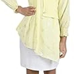 Zyrix Floral Print Above Knee Length Fancy Dress Yellow-image-71