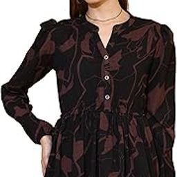 Women's Top Shirt Stylish Trendy for Girls | Floral Printed Top | Lightweight Day Comfort-image-32
