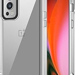 amazon basics Back Case Cover for OnePlus Nord 2 (TPU + PC_Transparent)-image-3