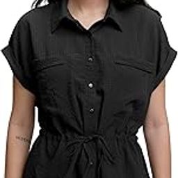 Women's Striped Shirt Top | Extended Sleeves | Waist Tie-Ups | Chic & Smart | Tops for Woman | Women Tops | Stylish Top-52