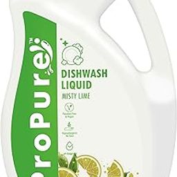 ProPure Dishwash Liquid Gel 5 Litre Refill Pack, Fresh Lemon Fragrance, Leaves No Residue, Grease Cleaner for All Utensils, Dish Wash Liquid Kitchen Soap - 5 Litres-picture-14