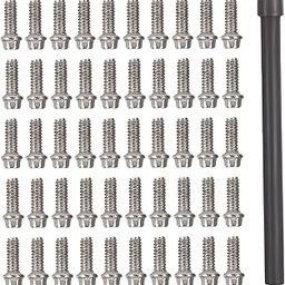 50Pcs Rc Car Metal Screws Kit Decoration for 1/10 Rc Car Crawler Vehicle M3-picture-14