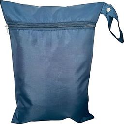 TE Waterproof Wet Bag Washable Reusable for Travel | Clothes Beach Pool Stroller Diapers Dirty Gym Swimsuits Toiletries | Travel Essentials Item (Blue)-image-58