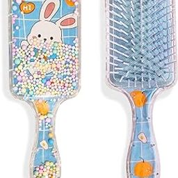 FunBlast Comb for Girls - Cute Hair Comb and Brush Set, Cartoon Hair Brush, Novelty Hair Brush Comb for Kids, Women, Hair Brush, Hair Comb (Random Color and Print)-image-12