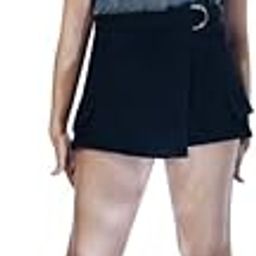 Onyx Loophole Mini Denim Skort-image-34