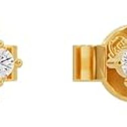 925 Sterling Silver 18K Gold and Rose Gold Plated Radiant Crossroads Earrings | Gift for Women and Girls | With Certificate of Authenticity and 925 Stamp-image-2