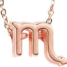 Horoscope Zodiac Sign Gold Plated Pendant Necklace Jewellery Women Gifts-image-1