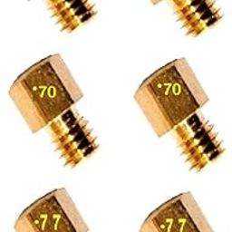 DELTA® Gas Stove Replacement Parts | Gas Stove Part PNG (Pipe Line Gas) Jets Nipples 1-BA thread Size for Gas Stove (Not for M-5, M-6 Threads) Pack of 6-image-9