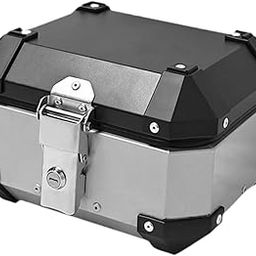 CALANDIS™ Generic Motorcycle Top Case 10L Stable for Travel Accessories Motorbike Silver | Bicycle Transport Cases & Bags | Bicycle Accessories | Cycling-image-9
