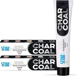 STIM Charcoal Toothpaste | Teeth Whitening with Activated Charcoal | Enamel Safe with Fluoride Protection | Fresh Breath | Dentist Recommended (1)-image-6