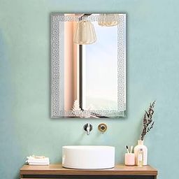 The Deqor Frameless Rectangle Mirror for Wall 18 X 24 Inch/Beveled Glass with Smooth Edges/Mirror for Bathroom/Bedroom/Living Room/Entryway/Dressing Room/Unframed Decorative Mirror | IMPD2-image-50