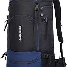 TRAWOC ALPINE 55 Liter Travel Backpack Front & Top Loading Camping Rucksack Hiking Trekking Bag for Men & Women, SHK007-image-98