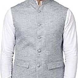 Men's Bandhgala Festive Nehru Jacket Waistcoat -3 Colors-picture-29