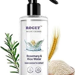 ROGET Rosemary & Rice Water Spray For Hair Fall Controls, Growth, Thickness With Soft Smooth Non-greasy Fast Absorbing (200 Ml)-image-86