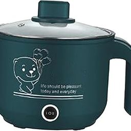 UJEAVETTE® Electric Cooking Pot Nonstick Electric Skillet for Pasta Green-image-20