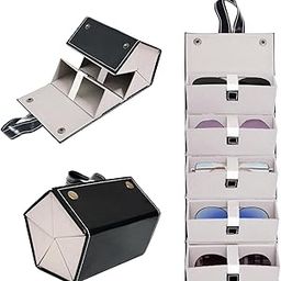 Travel Sunglasses Organizer Sunglass Travel Case Sunglasses Storage for Multiple Sunglasses for Women Men-9