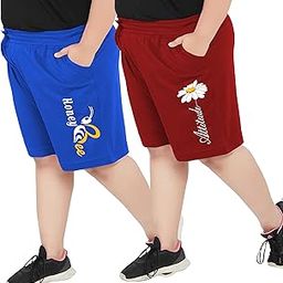 Womens Plus Size Bermuda Shorts with Graphic Print ? Pack of 2 | Cotton, Regular Fit with Pockets | XL, 2XL, 3XL, 4XL, 5XL | Comfortable for Curvy Women | Yoga, Gym, Nightwear & Casual Wear-image-79