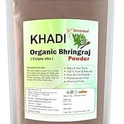 Khadi Omorose Bhringraj Powder For Nourishment Of Skin And Hair | 100 Grams | For Nourihment of Hairs-48