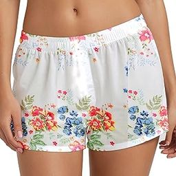 Elan Dreams Polka Women's Cotton Printed Beach Boxer Shorts-image-22