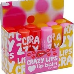 Red Ballons Crazy Lips trending lipstick combo set Color Lip Balm Pack of 12 (Multicolor, 6 ml)-46