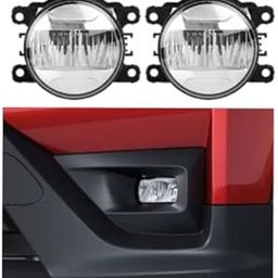 K D LED Fog Lamp set For Maruti Suzuki Brezza/Baleno 2022-NOW PAIR-1