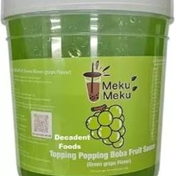Meku Meku Green Grape Boba Poppin Bubble Tea Topping 1.3L-image-87