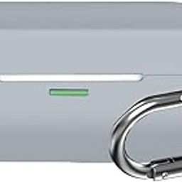 Cocoonkart Soft Silicone Case Cover Compatible for Realme Buds Air 7 | 7 Pro (Grey)-84