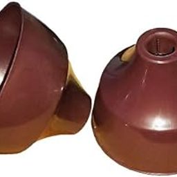 doctorspare Ceiling Fan Canopy Cover (Brown, 2pcs Set)-17