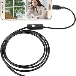 5 Meter Wire Endoscope Camera Flexible IP67 Waterproof Inspection 6 LED borescope Video Inspection Camera 3 in 1 Type-C &Android &PC Endoscope USB 720P-1