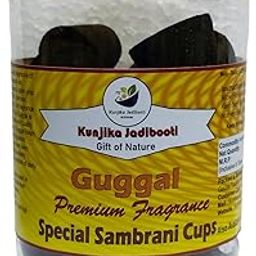Kunjika Jadibooti Guggal Organic Havan Cups/Sambrani Cups | Sambrani Dhoop Cups for Pooja- Jatamassi, Loban, Guggal - 30 Pcs-image-98