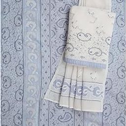 Hand Embroidered Lucknowi Chikankari Unstitched Cotton Dress Material Suit Piece with Dupatta for Women 01A845221 Jordy Blue-picture-20
