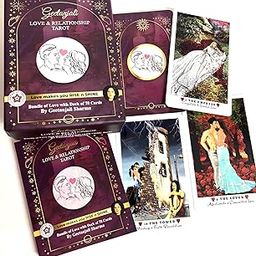 POWER OF TAROT Tarot Card Game:Love & Relationship Tarot A Bundle Of Love With 78 Cards Deck With Guidebook Including Key Words And Love Tips-image-38