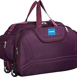 Escon-Purple 55 Liters Polyester Water-Resistant Duffle Strolley Bag- Luggage Bag - Purple-image-44