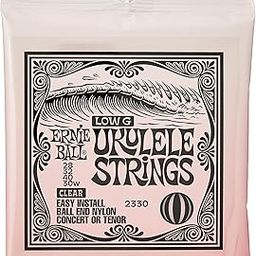 Ernieball 2330 Concert & Tenor Nylon Ball End Ukulele Strings Wound G - Clear-image-27