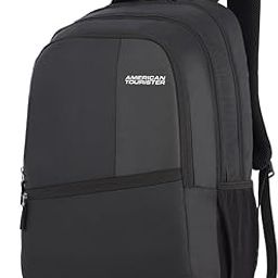 American Tourister Valex 28 Ltrs Large Laptop Backpack with Bottle Pocket and Front Organizer- Black-16
