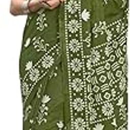 Ethnic Motifs Pure Cotton Bagru Saree-image-40